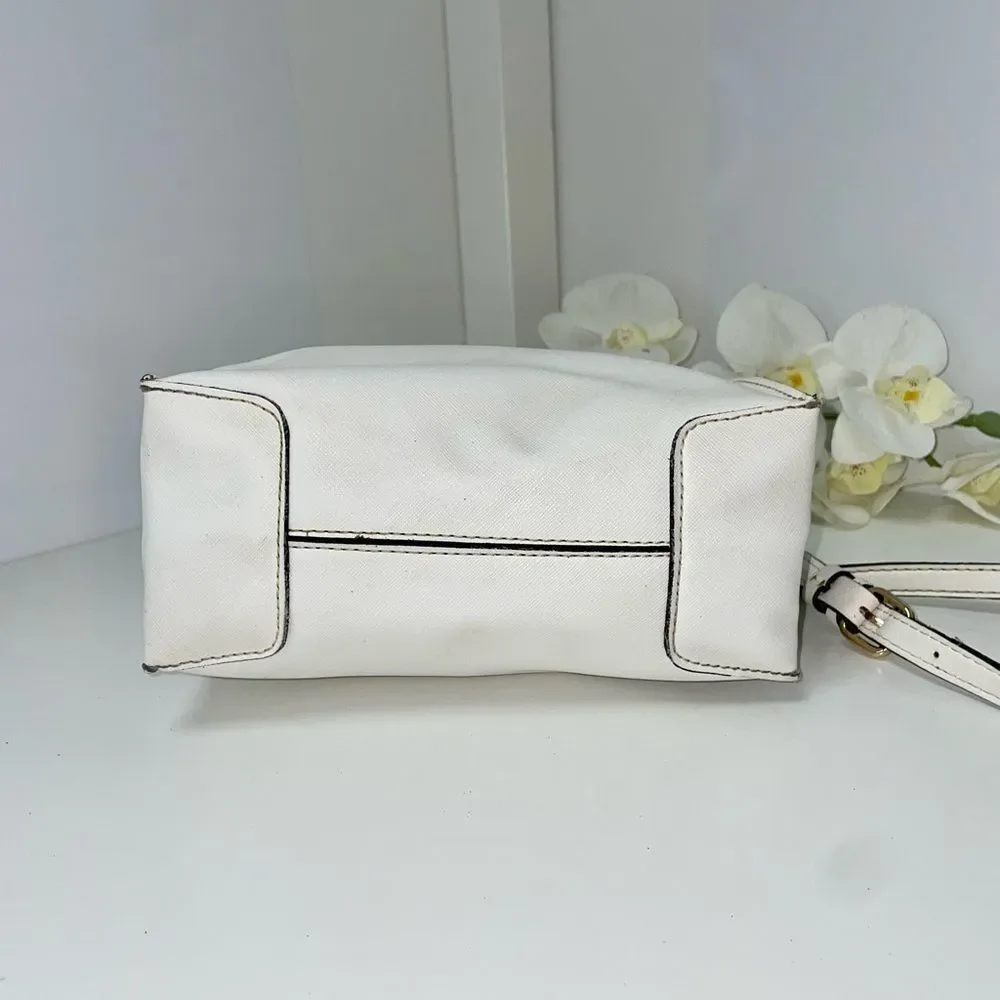 GUESS Ivory Satchel Bag